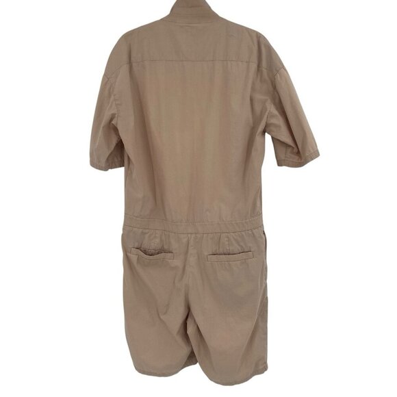 COS Small Beige Oversized Playsuit Romper Minimalist Quiet Luxury Old Money - Picture 3 of 16